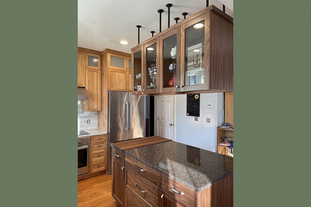 Essex Junction, VT Alder & Walnut Kitchen