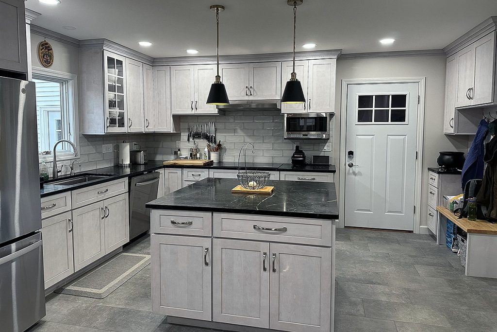 Essex, VT Soapstone & Alder Kitchen