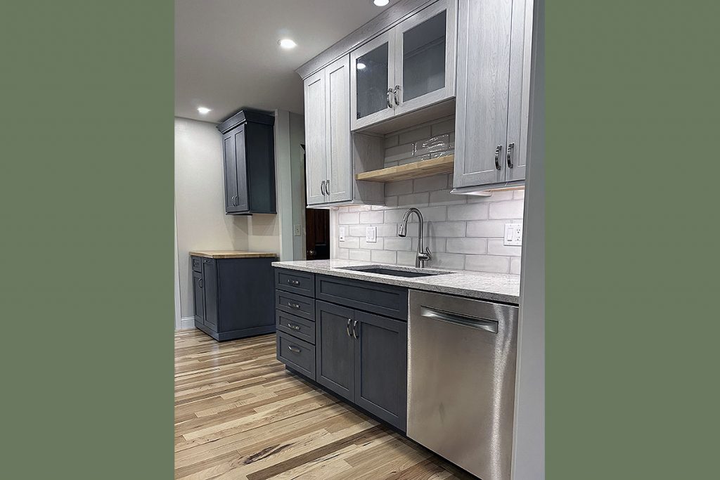 Colchester, VT Two Tone Alder Kitchen 2
