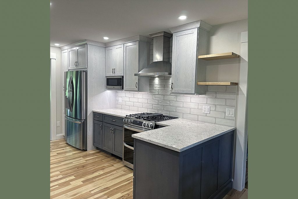 Colchester, VT Two Tone Alder Kitchen
