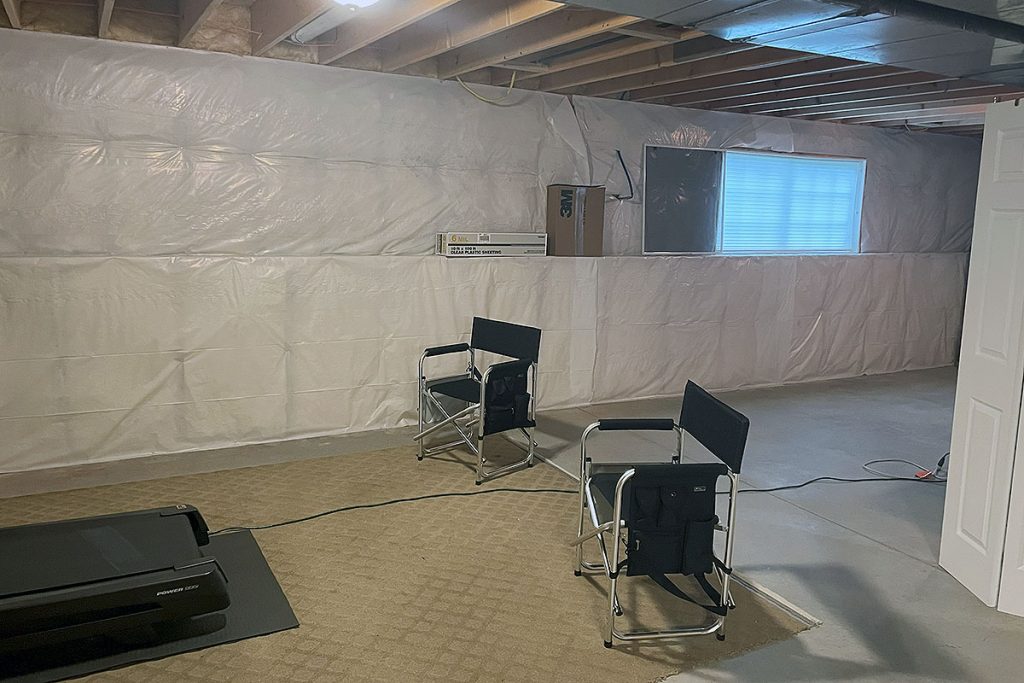 St. Albans, VT Basement Transformation (BEFORE) 2